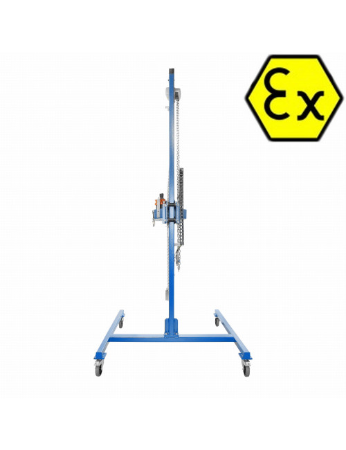 Mieszalnik pneumatyczny stacjonarny ATEX do kontenerów IBC MSRP-5000 ECO Ex (EX II 2GD h IIb T4, do 5000 mPa*s)